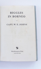 Biggles in Borneo - First Edition by Brockhampton -SOLD - Image 2