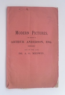 Catalogue Of Important Modern Pictures - May 1894 - Image 1