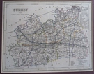 Map of Surrey Circa 1845 - Image 2