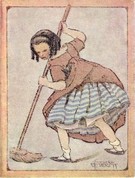 Ethel Everett - Edwardian Girl Sweeping - Image 1
