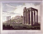 The Temple of Jupiter Olympius & The Parthenon at Athens- A Pair